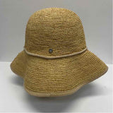 Florabella Tan Solid Straw Hat