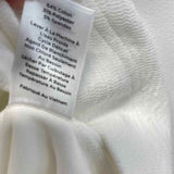 Haven Well Within Size Xl Women's White Solid Sleeveless Fit And Flare Dress