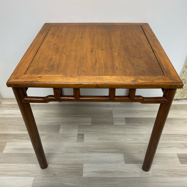 Antique Brown Bamboo  Mahjong/ Huanghuali Table