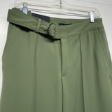 Banana Republic Size 4 Women's Green Solid Wide Leg Pants