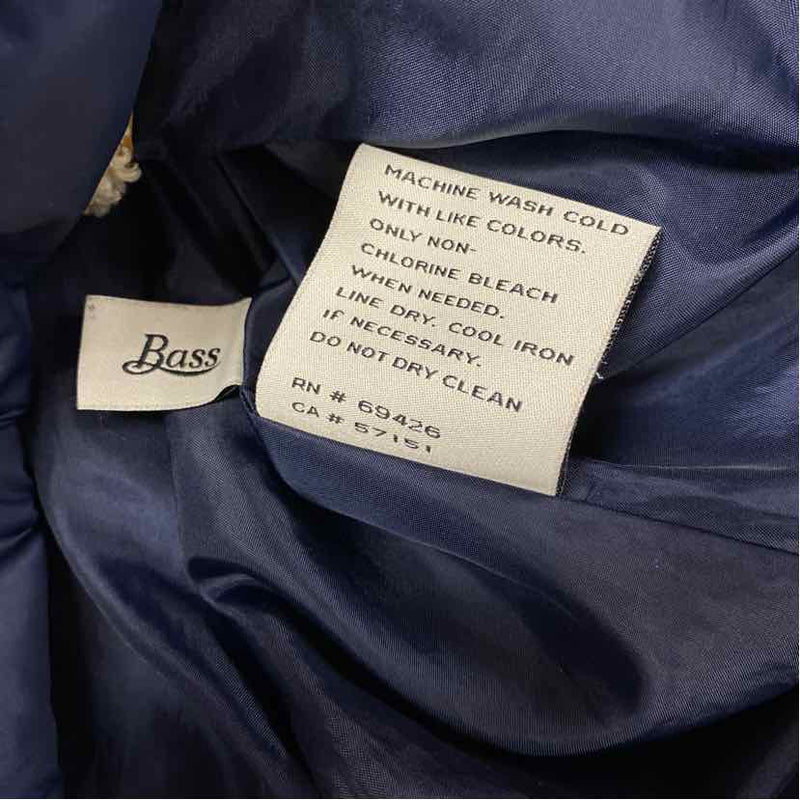 G.H.Bass & Co. Women's Size M Navy Solid Zip Up/Hoodie Coat