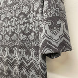 Soybu Size M Women's Black-Gray Pattern A Line Dress