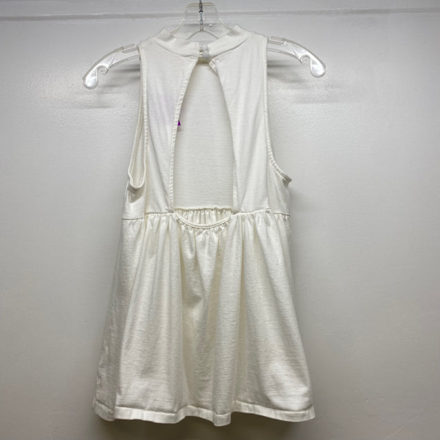 Free People Women's Size XS White Solid Halter Sleeveless Top