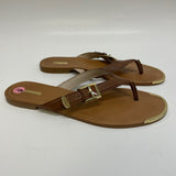 Louise Et Cie Women's Size 9 Solid Tan Camel Toe Sandals
