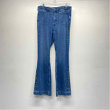 Pilcro - Anthropologie Size 30-10 Women's Blue Washed Boot Leg Jeans