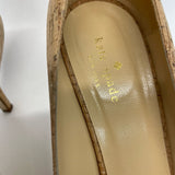 Kate Spade Size 10 Women's Tan Cork Pump Shoes