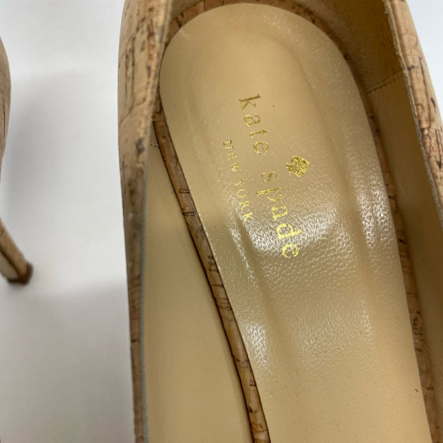 Kate Spade Size 10 Women's Tan Cork Pump Shoes