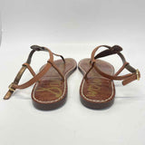 Sam Edelman Size 7.5 Women's Brown Solid Thong Sandals