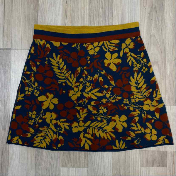 Title Nine Size M- (6-8) Women's Blue-Multi Floral A Line Skirt