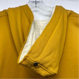 Carbon 2 Cobalt Women's Size L Yellow Solid Button Up Sweatshirt