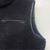 7 Diamonds Women's Size XXL Black Solid Zip Up Vest