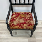 Black-Red Wood Chair