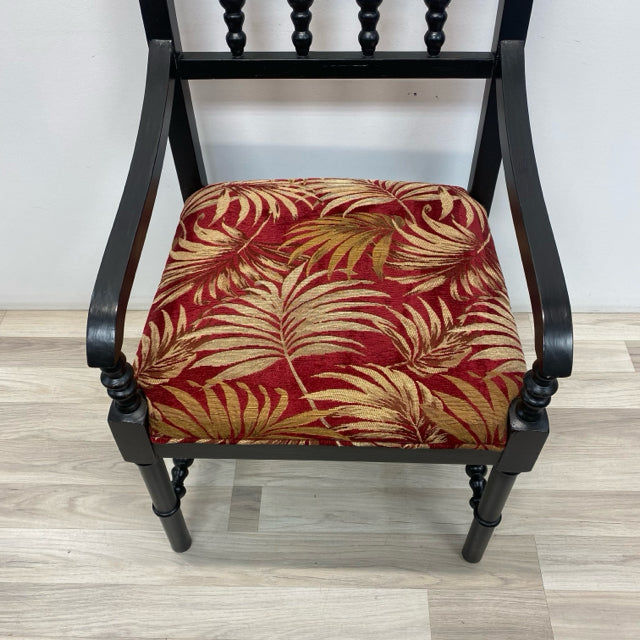 Black-Red Wood Chair