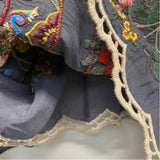 Johnny Was Size S Women's Blue-Multi Embroidered Tunic Blouse