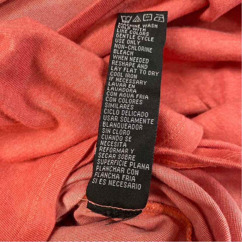 Scarlett Size L-XL Women's Peach Solid T-Shirt Dress