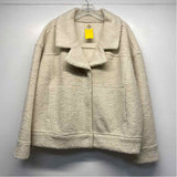 Marine Layer Women's Size Xl Beige Solid Button Up Jacket