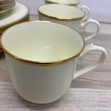 Nittoroyal Ivory-Gold Bone China Tea Set