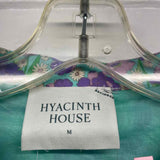 Hyacinth House Size M Women's Green-Purple Floral Maxi Dress