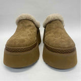 Coach Size 7 Women's Brown Signature Shearling Shoes