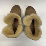 Dansko Size 38-7.5 Women's Beige Shearling Booties