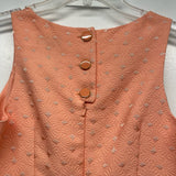 The Limited Size XS- 0 Women's Peach Brocade Sleeveless Dress