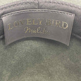 Lovely Bird Solid Green Felt Hat