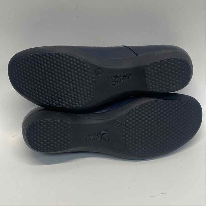Dansko Size 38-7.5 Women's Navy Solid Mary Jane