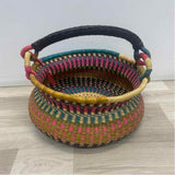 Alaffia Baskets Teal-Pink-Multi Savannah Grass Basket