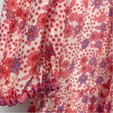 Blue Boheme Size M-L Women's Pink-Multi Floral Kaftan Dress