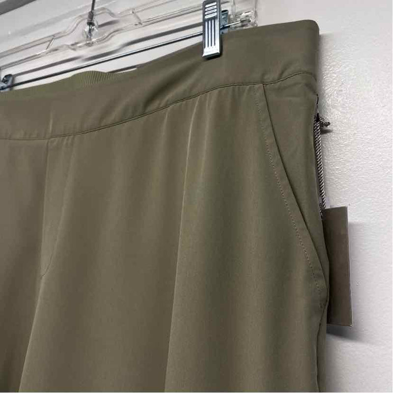 Soft Surroundings Size Xl-16 Women's Green Solid Jogger Pants
