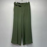 Banana Republic Size 4 Women's Green Solid Wide Leg Pants