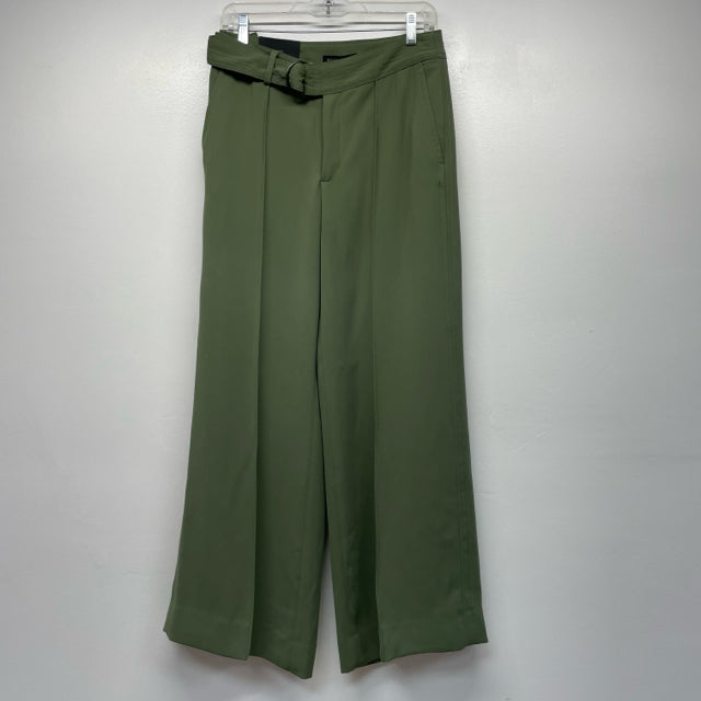 Banana Republic Size 4 Women's Green Solid Wide Leg Pants