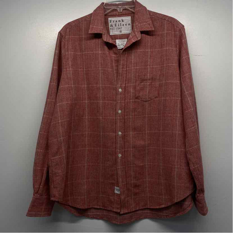 Frank & Eileen Est 1947 Size M Women's Red-White Plaid Button Up Shirt