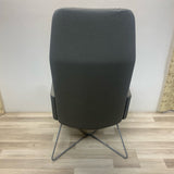 Accent Gray Solid Chair