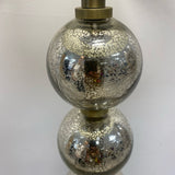 Brass Metal-Glass Sphere Floor Lamp