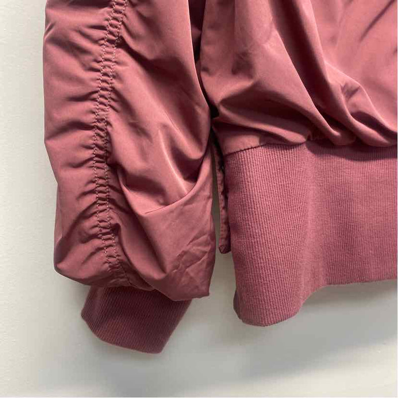 Athleta Women's Size L Canberry Solid Zip Up Jacket
