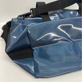 Rains Blue Solid Polyester Weekender Bag