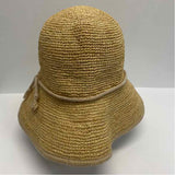 Florabella Tan Solid Straw Hat