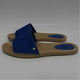 Ugg Size 9 Women's Blue Pattern Espadrille Flats Slide Sandals