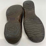 Born Size 37-6.5 Women's Bronze Pebbled Slip On Shoes