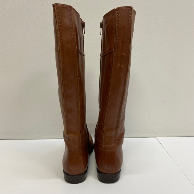 Ciao Bella Size 7 Caramel Solid Tall Boots