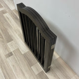 Dark Brown Pet Gate with Arched Top