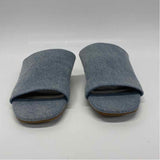 Steve Madden Size 7 Women's Blue Tweed Slide Sandals