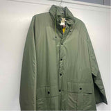 Northwest Territory Women's Size L Green Solid Rain Coat