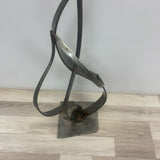 Contemporary Welded Gray Steel Sculpture