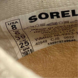 Sorel Size 8 Women's White Solid Lace Up Sneakers