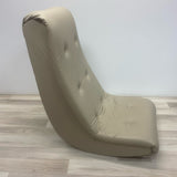 Beige Faux leather Rocking Gaming Flexible Chair