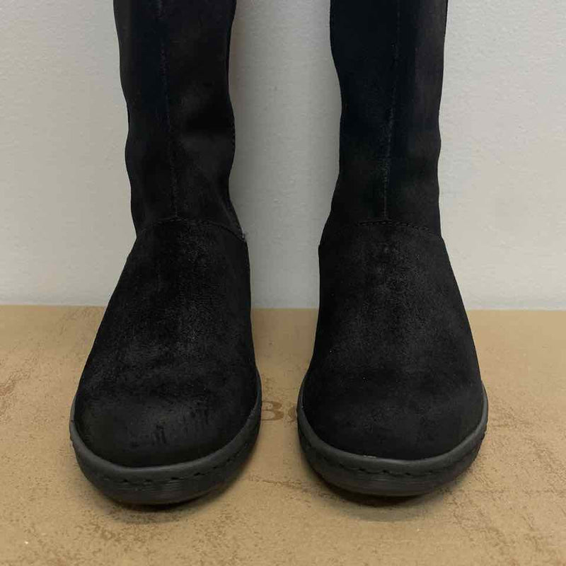 Born Size 7 Women's Black Distressed Tall Boots