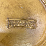 Yellow-Multicolor Ceramic Platter