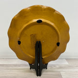 Yellow-Multicolor Ceramic Platter